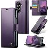 oiysrtoc Cover per Samsung Galaxy Z Fold 7 in Pelle PU Premium, Portafoglio con 3 Fessure Carte e Supporto, Blocco RFID, Chiusura Magnetica Custodia Samsung Galaxy Z Fold 7, Viola