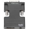 Sorandy Adattatore HDMI a VGA con Audio 1080P per PC, Laptop, Monitor, Proiettore - Plug and Play Compatibile 10 e 11