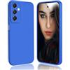 DESSEN Cover per Samsung Galaxy A16 5G / 4G - Silicone Custodia Antiurto Protezione Fotocamera Case Sottile e Morbida TPU Bumper Antishock Anti-Impronte, Blu Scuro