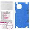 apgo SKIN BACK+SIDES RETRO+LATI Film Pellicola protettiva Protezione Posteriore per Apple iPhone 13, skin sticker film foil vinyl