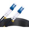 Elfcam® - Cavo a fibre ottiche da 200m LC/UPC a LC/UPC OS2 Duplex Monomodale 9/125μm G657A2 per Esterno e Interno, 200 Metri