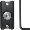 FEICHAO Guida di sicurezza NATO Rail a sgancio rapido con vite da 1/4 o 3/8 per fotocamera Cage Rig Photo Studio (3/8,1 pezzi)