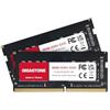 Gigastone 【Solo per laptop DDR4 RAM】GIGASTONE RAM DDR4 32GB (2x16GB) 3200MHz per laptop - PC4-25600 SODIMM 260-pin CL22 1.2V, Non bufferizzato Non-ECC, Memoria per notebook (Compatibile con 2933MHz e 2666MHz)