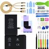 H&LYCYJ Batteria ai polimeri di litio originale per iPhone X A1865 A1901 A1902 A1903 2716mAh con kit di attrezzi di ricambio