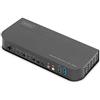 Digitus Switch Kvm Digitus, 2 Porte, 4k60hz, 2 Ingressi Dp, 1 Uscita Dp/hdmi