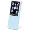 Elprico Lettore MP3 da 32 GB con Bluetooth 5.0, Lettore Musicale Portatile con Schermo a Colori da 1,8 Pollici, Esperienza Audio Premium per gli Appassionati di Musica, Supporta (BLUE)