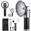 Godox Lux Master TTL Retro Flash per Fotocamera con Controllo Touchscreen, CCT 6000K±300k, GN25 460 Potenza Massimo, Controllo Ottico S1/S2, Ricarica Type-C, per Fotocamere Canon, Nikon, Sony e Altre