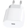 RS Caricatore a ricarica rapida per iPhone, 20 W, caricatore USB C, presa USB C 20 W per iPhone 17/17 Pro/17 Pro Max/16 15 14 13 12 11, SE, iPad, USBC ricarica rapida tipo C, testina adattatore da parete