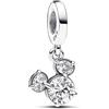 HAEPIAR S925 Sterling Silver Pendant Dangle Beads Charms für Armbänder und Halsketten Sparkling Mouse Bow für Frauen Mädchen Freunde