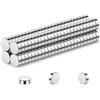 Wukong Magneti al Neodimio Piccoli Magneti, 3x1mm | 100 Pezzi Mini Magneti Forti per Lavagne Bianche, Artigianato, Ufficio, Frigorifero, Fai da Te