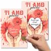 GHIBLI 5 Biglietti Gratta e Vinci Personalizzati Ti Amo Perché - Sorpresa Romantica al tuo Amore, Per Lui o Lei, Fidanzato Fidanzata, Messaggio d'Amore per San Valentino, Anniversario - Buste Incluse