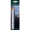 Faber-Castell 218470 - Set di matite New Harmony, 3 matite Sparkle, durezza B