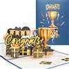 ANEWISH Biglietti di Congratulazioni Pop-up in 3D, Biglietti di Laurea, Design di Trofei, Concorsi Vinti, Biglietti di Incoraggiamento con Buste