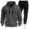 WZYRZ Tuta Casual da Uomo per The Witcher, con Felpa con Cappuccio e Pantaloni da Jogging, Moda Invernale e Autunnale, Abbigliamento Sportivo, Completo da Due Pezzi,D-2x_l