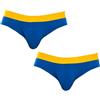 Bikkembergs Pack-2 Slips Fashion Bicolore BKK1USP04BI Uomo