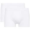 CALIDA Boxer da uomo, confezione da 2 pezzi, codice cotone, elastico in vita, Activity Cotton, bianco, XL
