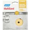 Norton 49218 12,7 cm 8 hole P220 dischi gancio e anello, pezzi