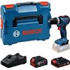 Bosch Professional Bosch PRO 18V System Trapano-avvitatore a percussione a batteria GSB18V-52 (incl. batteria GBA 18V 2.0Ah, batteria GBA 18V 4.0Ah, GAL 18V-40, L-BOXX)