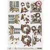 Find It Trading Amy Design Browncante Christmas Punchout Foglio