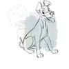 Komar Quadro da parete Disney Lady and the Tramp Hello Tramp, dimensioni 50 x 70 cm, decorazione da parete per cameretta dei bambini