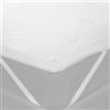 Caleffi - Topper Singolo 80x190 in Memory Foam Morbido Traspirante Alto 4 cm per Ottimo Riposo, Coprimaterasso a Bande Elastiche e Zip si Adatta al Corpo, Sfoderabile con Fodera Lavabile Made in Italy