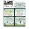 Komar Quadro da parete Star Wars X-Wing Instructions - dimensioni 50 x 70 cm - cameretta dei bambini