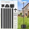 IMAYCC Starlink Gen 3 Mount IMAYCC 7.9FT Regolabile Supporto Starlink Gen 3 con Adattatore per tubo Starlink Gen 3 Kit Di Montaggio Starlink V3 Pole Mount per Cortile Giardino All'aperto Internet Starlink