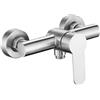 Helilyco Miscelatore per doccia in acciaio inox, rubinetto a parete per acqua calda e fredda con maniglia di sollevamento, 304 per acciaio inox, filettatura G1/2, 19,5 x 9,5 cm