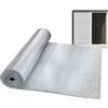 Genikeer Rotolo isolante in lamina - Foglio isolante termico resistente alle intemperie, isolamento a bolle in alluminio, per camper, garage, porte, camion, berline automobilistiche