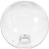 RUNROTOO Copertura in Vetro per Globo Lampione Giardino Base G9, Paralume Palla Rotonda Facile da Installare e Protezione Lampadina per Lampadari e Applique