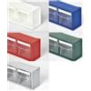 ITALFROM-Cassettiera MultiBox MB 9 Dimensioni H 76 mm X P 68 mm X L 600 mm 9 Cassetti (Blu)