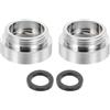 QUARKZMAN 2 Pezzi Adattatore Aeratore Rubinetto, Femmina M24 A Maschio M22 Con Guarnizione, Lunghezza 13mm