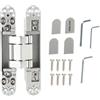 Hyuduo Regolabili Cerniere Porta 180 Gradi Lega Zinco 3d | Angolo apertura 180 gradi, lega zinco resistente usura, per porta legno, funzionamento semplice