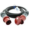 KALLE DAS Kabel - Cavo di prolunga CEE in gomma H07RN-F 5G, 10,0 mm², 400 V, 63 A, 5 m