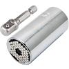 BE-TOOL Set di chiavi a bussola universali con adattatore per trapano elettrico, combinazione autoregolante per industria automobilistica (5-14 mm)