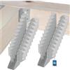 KOTARBAU® Set da 25 pezzi di Staffa per travi 45 x 108 mm, giunti in legno in acciaio zincato, staffe per travi a carico pesante, giunti per travi in legno, giunti per travi in legno
