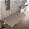 OLIMPO DOCCE - Piatto doccia in marmoresina tortora | Piletta Gratis - STAR PLUS - 80x100