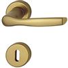 HOPPE MANIGLIA IN ALLUMINIO PER PORTE HOPPE MOD MILANO FORO CHIAVE ROSETTA BOCCHETTA