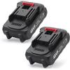 081 Store - 2 Batterie 48V con attacco grande- Compatibili con Forbici potatura a batteria, Motoseghe e Altri Attrezzi da Giardino