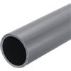 sourcing map Tubo rigido rotondo in PVC da 4,1 cm, diametro interno 34 mm, diametro esterno 40 mm, lunghezza 20,3 cm, grigio chiaro, ad alto impatto, per tubi dell'acqua, artigianato