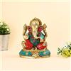 Collectible India Statua Religiosa in Ottone indù Ganesha Idol da Collezione
