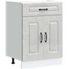 pokgdf Armadietto salvaspazio per piccole cucine, armadietto per forno e microonde, in legno con superficie liscia e piedini regolabili in altezza
