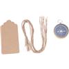 GOOHOCHY Ciondolo Bussola Portatile 10 Pezzi Set Mini Bussola Tascabile per Decorazioni Matrimonio Festa Segnaposto