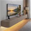 FGNIXLN Mobile TV Sospeso,120-240cm Tavolo per TV Moderno,Mobile Porta Televisore,Adatto per il Soggiorno e la Camera da Letto(200CM)