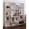 HOMIDEA VENUS Libreria - Scaffale per libri - Scaffale per ufficio/soggiorno dal design moderno (Bianco)