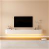 FGNIXLN Mobile TV Sospeso,120-240cm Tavolo per TV Moderno,Mobile Porta Televisore,Adatto per il Soggiorno e la Camera da Letto(180CM)