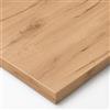 POKAR Piano da Tavolo 80x80 cm | Piano per Scrivania Spessore 25 mm | Perfetto come Tavolino da Pranzo e Scrivania Salvaspazio | Resistente e Stabile | Prodotto in Europa | Rovere Craft Dorato