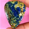 Gemstonedesire 30,90 ct 100% naturale stupefacente azzurra malachite pera cabina 26 x 33 x 5...