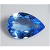 Naturale 5.45 KT Museum Blu Acquamarina Pera Certificato Trattato Loose Gemme