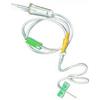 SAFETY SpA Deflussore Sterile Senza Ago - Regolatore di Flusso per Flebo Tipo Roller, 120 cm